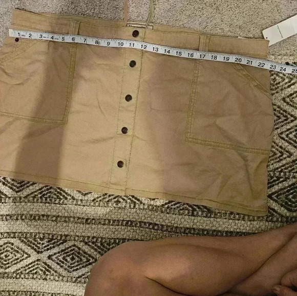 Abercrombie and Fitch 2000's  Y2K Utility Micro Mini Skirt NWT Size XL - Picture 5 of 5